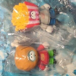 ⭐Bundle Of (2) Designer "Junk FooDIES" Art Toy Figures From Japan